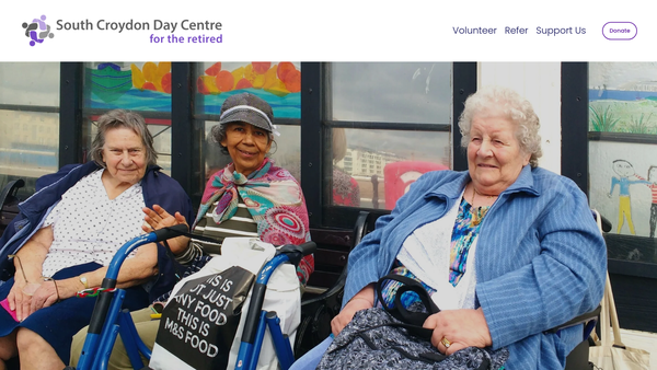 Screenshot of the South Croydon Centre website