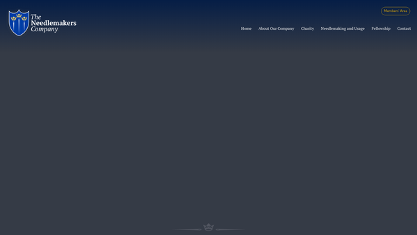 Screenshot of the Worshipful Company Of Needlemakers Charitable Fund website