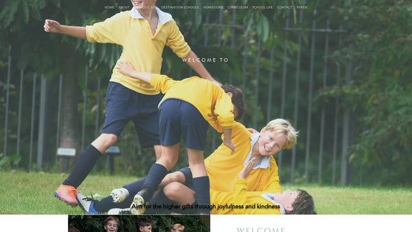 Screenshot of the St Philip's School Trust Limited website
