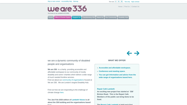 Screenshot of the Lambeth Accord website