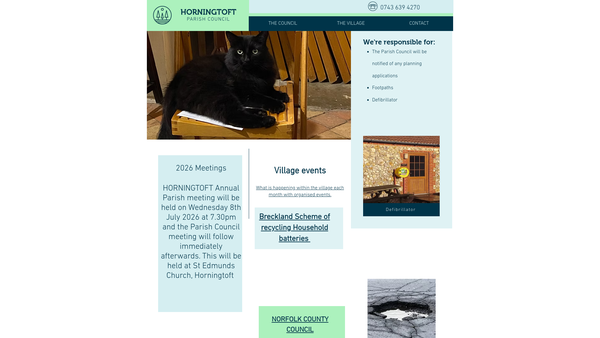 Screenshot of the Former Highways Surveyors Land website