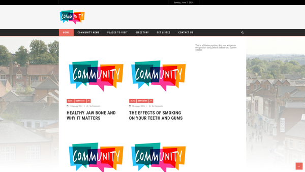 Screenshot of the Severnside Scout Group website