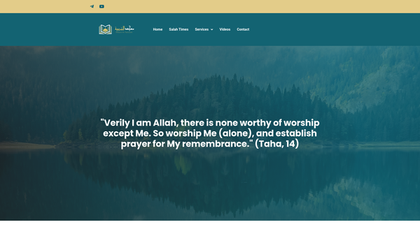 Screenshot of the Muslim Cultural Society Of The United Kingdom website
