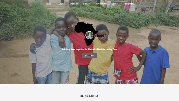 Screenshot of the Orfund (Orphan Rescue Fund) website