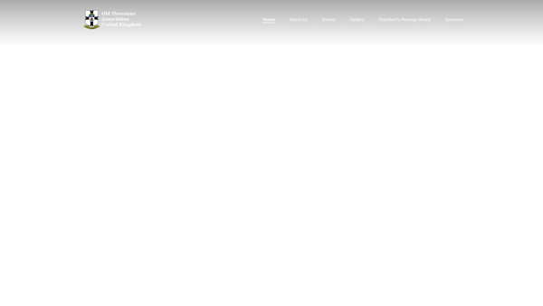 Screenshot of the Old Thomians' Association In The United Kingdom website