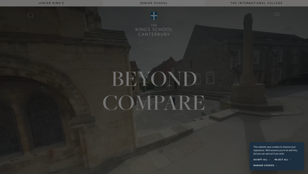 Screenshot of the The Calvin And Rose G Hoffman Marlowe Memorial Trust website
