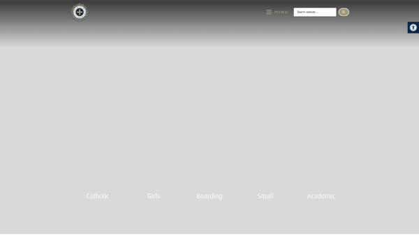 Screenshot of the St Mary's School Ascot website
