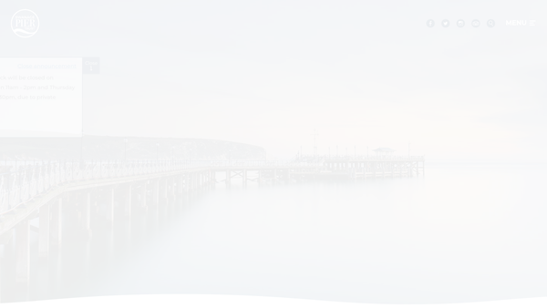 Screenshot of the The Swanage Pier Trust website