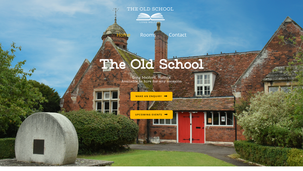 Screenshot of the Long Melford Community Association website