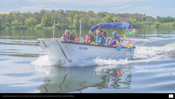 Screenshot of the The Wheelyboat Trust website