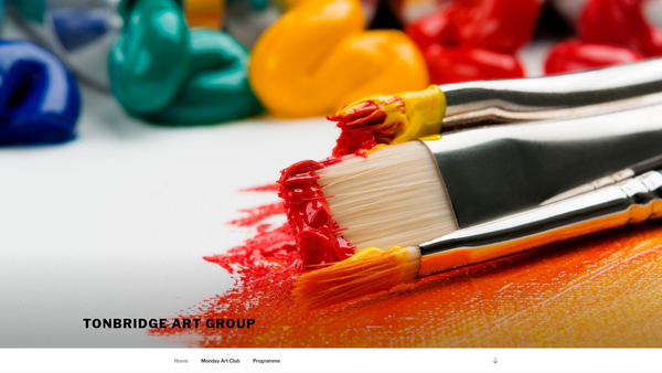 Screenshot of the Tonbridge Art Group website