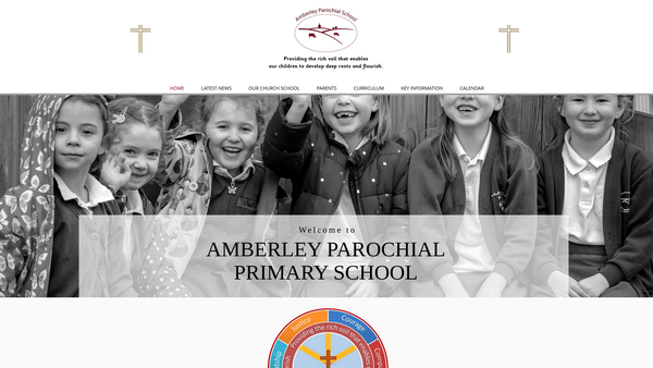 Screenshot of the Friends of Amberley School website