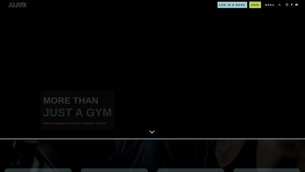 Screenshot of the The Kings Lynn Gymnastics Club website