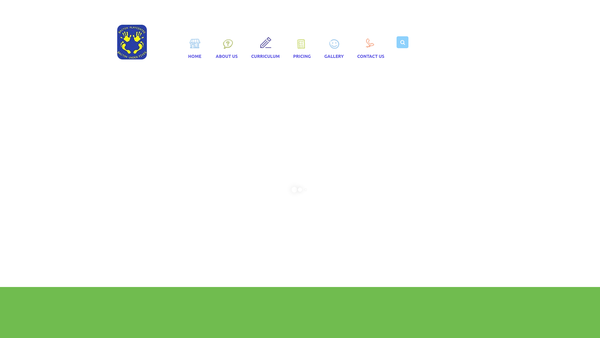 Screenshot of the Bacton Under Fives website