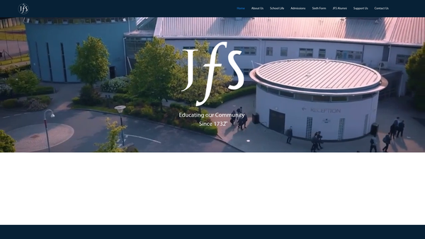 Screenshot of the JFSPA - JFS Parents Association website