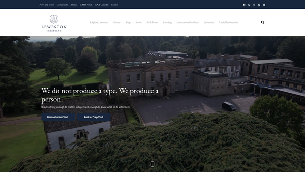 Screenshot of the The Catholic Schools Trust website