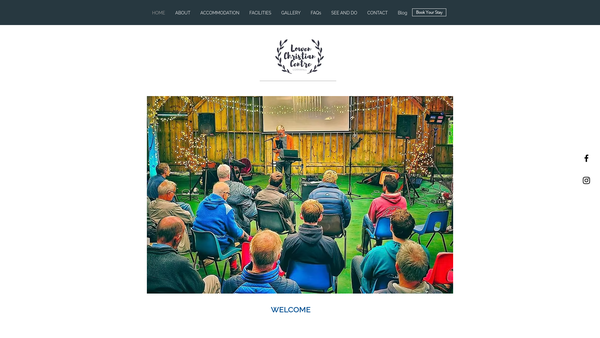 Screenshot of the Lowen Christian Centre website