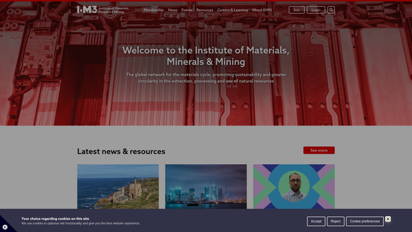 Screenshot of the The Institute Of Packaging website