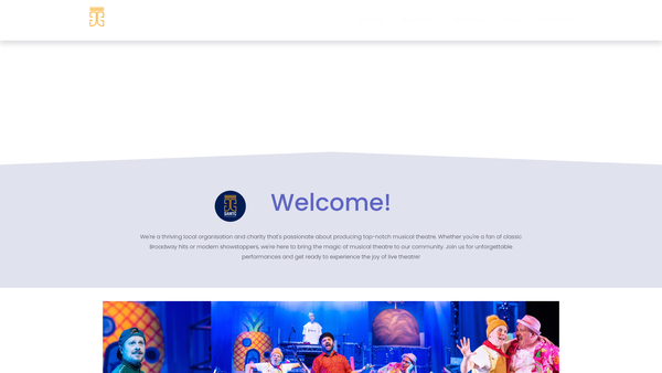 Screenshot of the St Albans Musical Theatre Company website