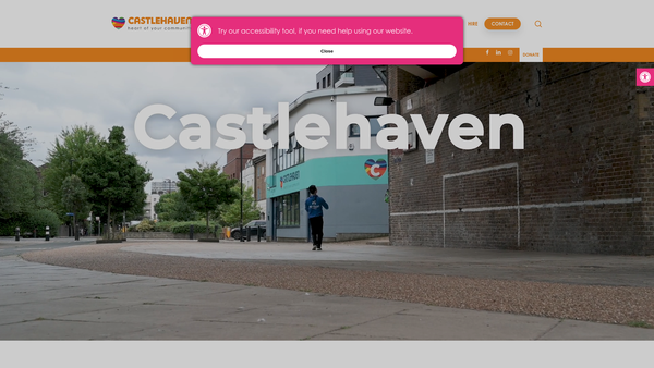 Screenshot of the Castlehaven Community Association website
