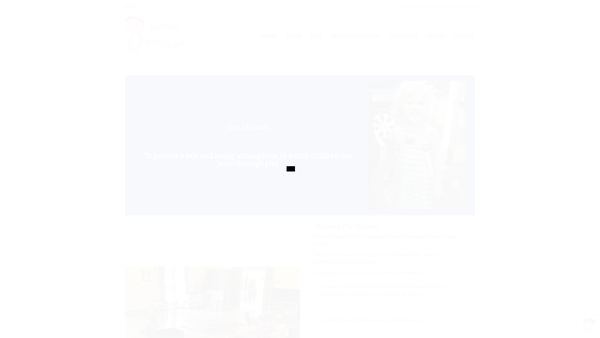 Screenshot of the Kilnsea Playgroup website