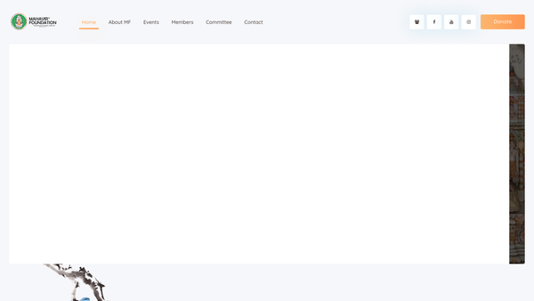 Screenshot of the Mahavir Foundation Limited website