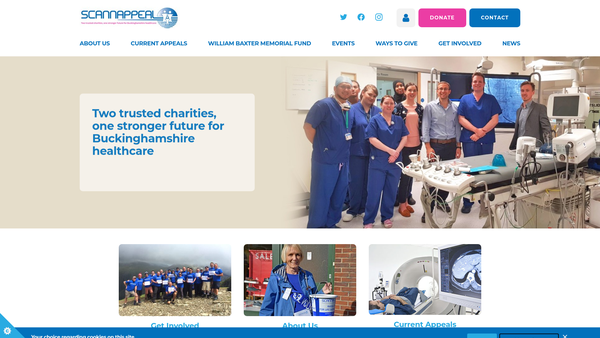 Screenshot of the Scannappeal website