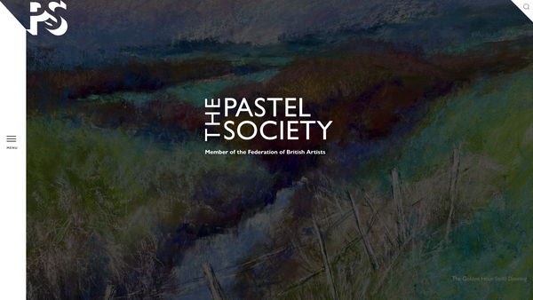 Screenshot of the The Pastel Society Limited website