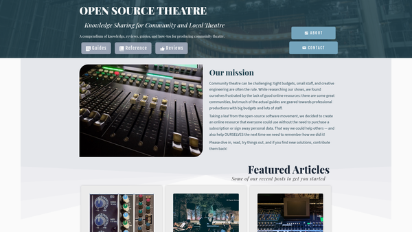 Screenshot of the Passe-Partout website