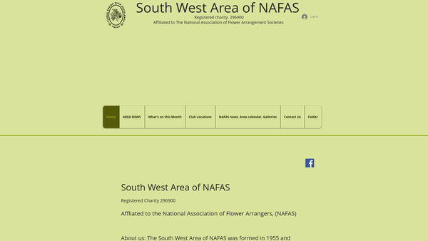 Screenshot of the South West Area Of Nafas website