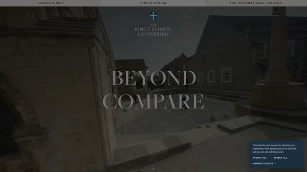Screenshot of the The Cleary Blackfriars Trust website