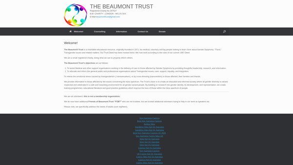 Screenshot of the The Beaumont Trust 1987 website