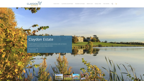 Screenshot of the The Phoenix Trust website
