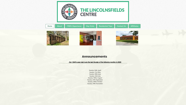 Screenshot of the The Lincolnsfields Centre Ltd website