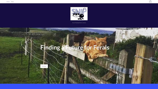 Screenshot of the The Society For The Neutering Of Islington's Pussies website