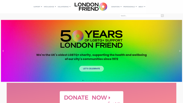 Screenshot of the Friend Counselling (London) Ltd website