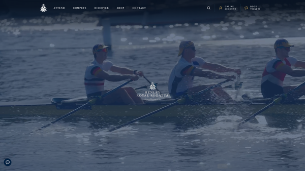 Screenshot of the Henley Royal Regatta Charitable Trust website