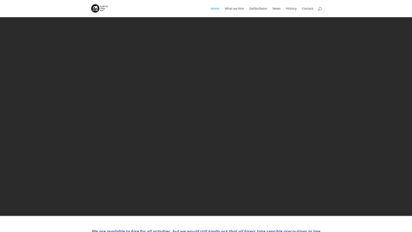 Screenshot of the Turvey Village Hall website