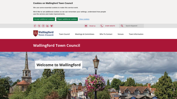 Screenshot of the Bull Croft Recreation Ground website