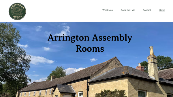 Screenshot of the Assembly Rooms And Institute website