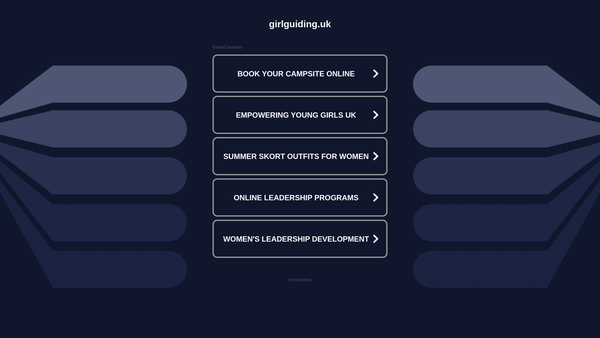 Screenshot of the 1st Winslow (Bucks) Company Of The Girl Guides Association website