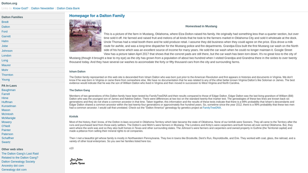 Screenshot of the Dolton Village Hall website