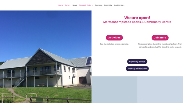 Screenshot of the King George's Field And Recreation Charity website