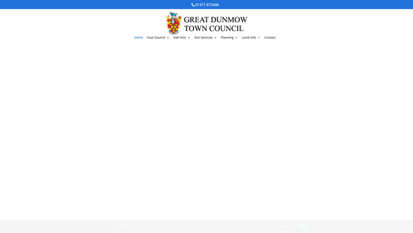 Screenshot of the Foakes For Recreation Ground website