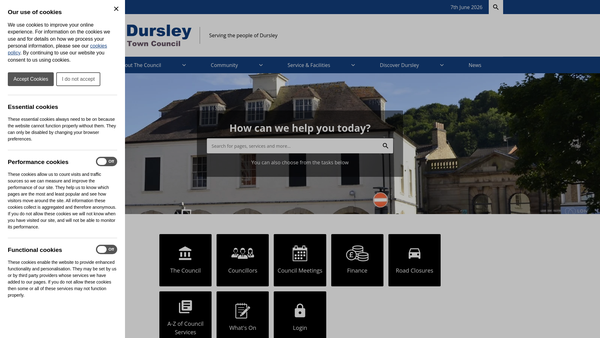 Screenshot of the Twinberrow Foundation website