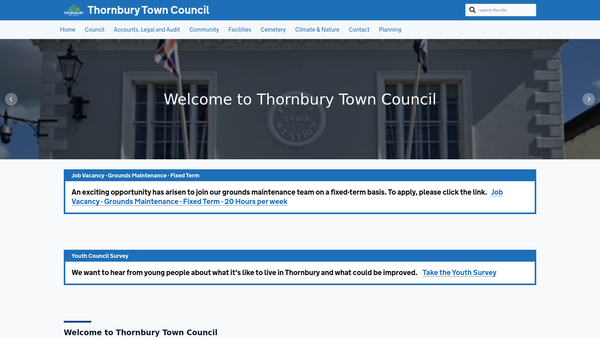 Screenshot of the The Mundy Recreation Park And Pleasure Ground website