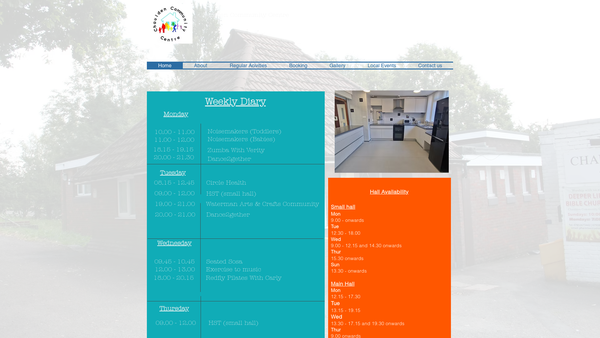 Screenshot of the Chaulden Neighbourhood Association website