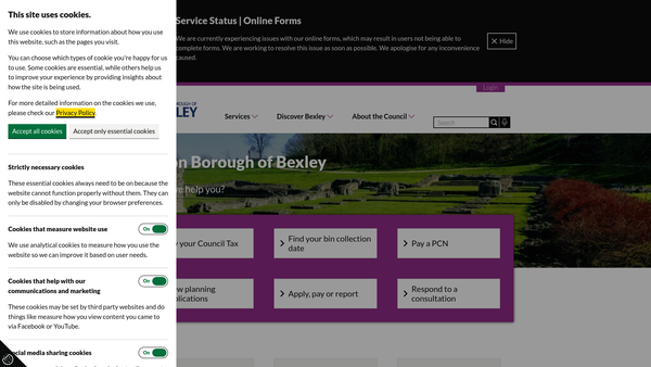 Screenshot of the Open Space At Eastcote Gardens website