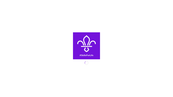 Screenshot of the 1st Purley Scout Group website