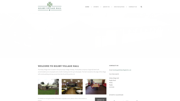 Screenshot of the The Edith Catherine Cowley Memorial Hall website